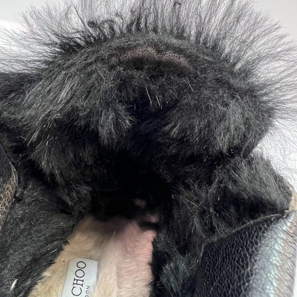 🌷❤️🔥FINAL SALE 🔥 NO OFFERS🌷💥Jimmy Choo Elba Black Suede Ankle Boots 36 - Picture 3 of 8